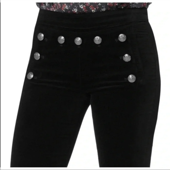 Veronica Beard velour Jane sailor pants - Picture 2 of 12